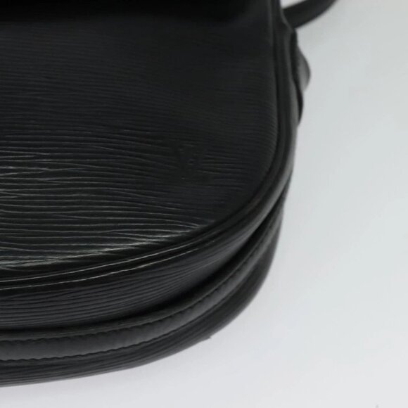 LOUIS VUITTON Epi Jeune Fille MM Shoulder Bag Black M52152 LV Auth 141082 - Picture 5 of 16